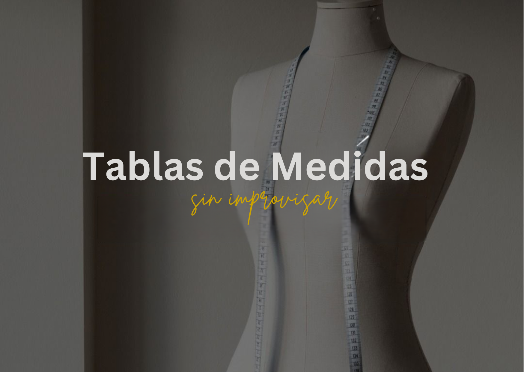 Tabla de medidas profesional para marca de ropa